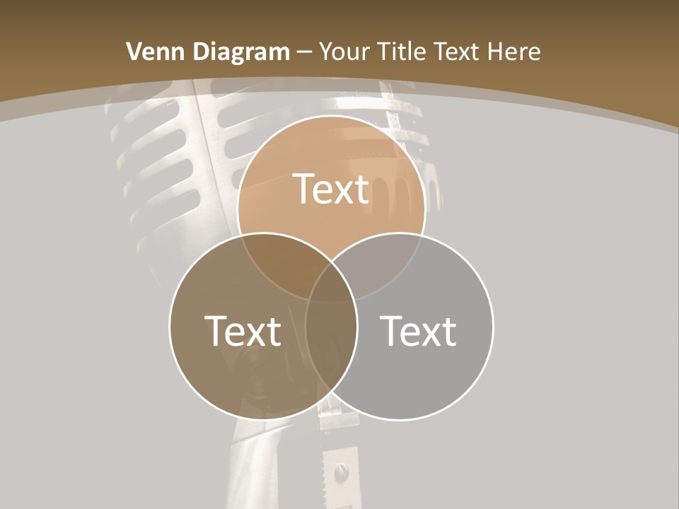 Record Festival Instrument PowerPoint Template