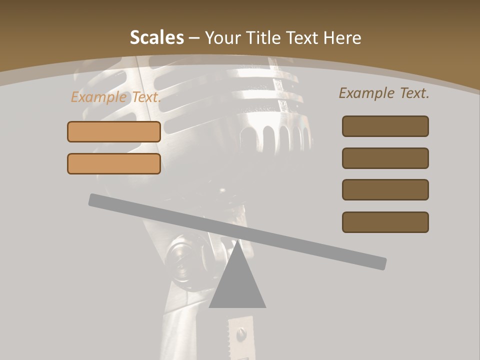 Record Festival Instrument PowerPoint Template