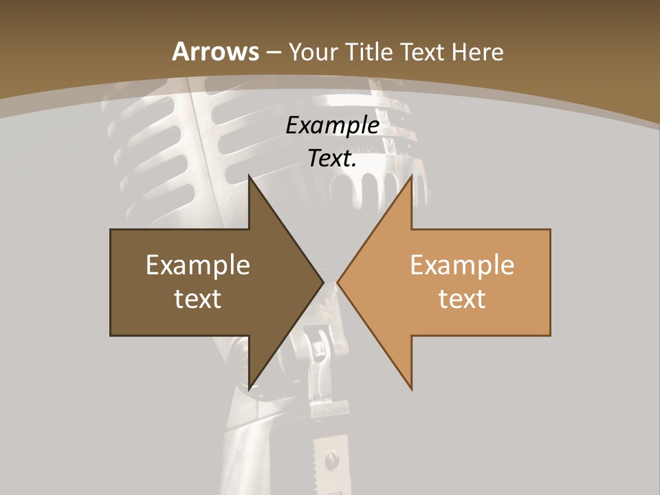 Record Festival Instrument PowerPoint Template