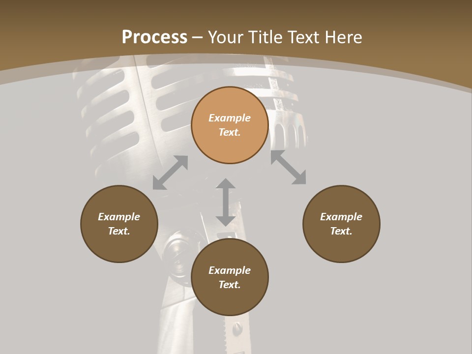 Record Festival Instrument PowerPoint Template