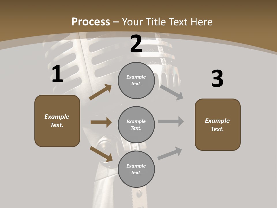 Record Festival Instrument PowerPoint Template