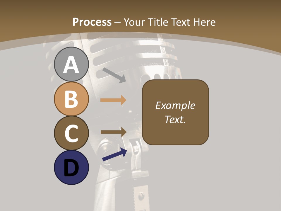 Record Festival Instrument PowerPoint Template