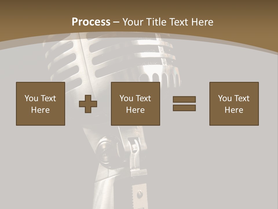 Record Festival Instrument PowerPoint Template