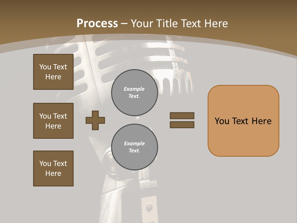 Record Festival Instrument PowerPoint Template