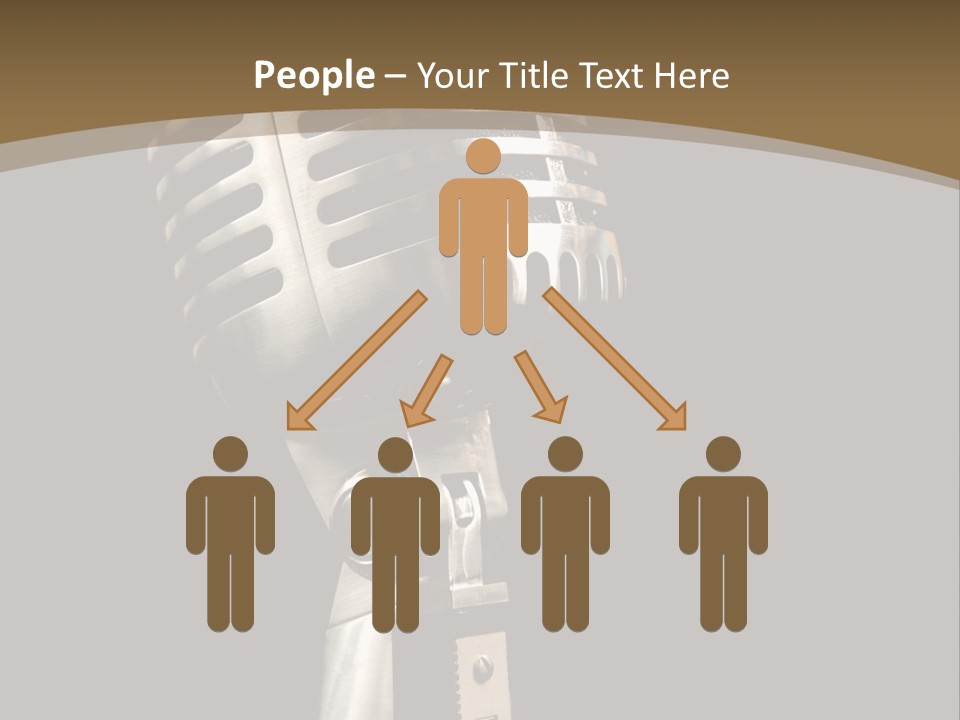 Record Festival Instrument PowerPoint Template