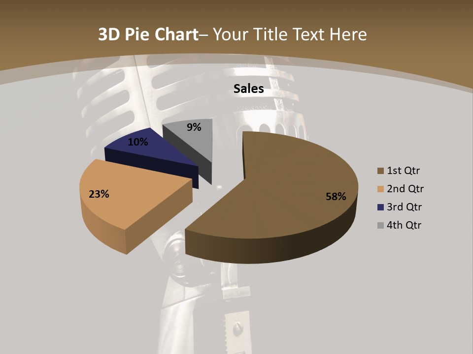 Record Festival Instrument PowerPoint Template