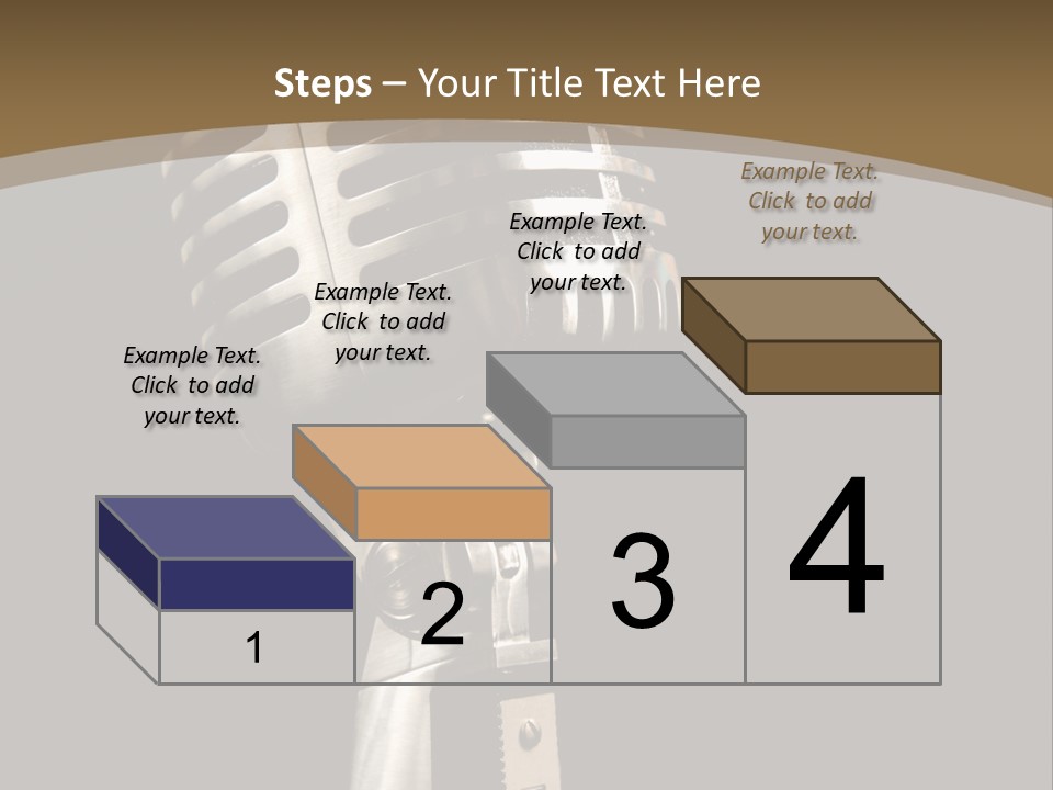 Record Festival Instrument PowerPoint Template