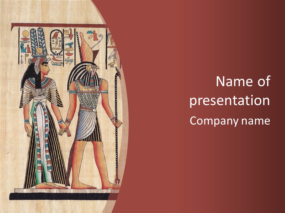 Mystery Antique Papyrus PowerPoint Template