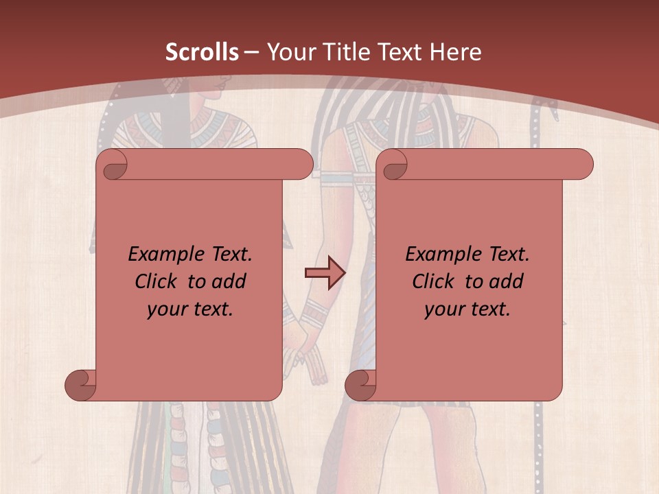Mystery Antique Papyrus PowerPoint Template