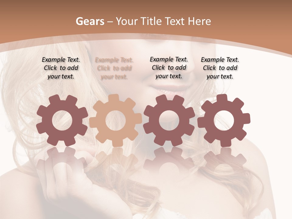 Shiny White Bridal PowerPoint Template