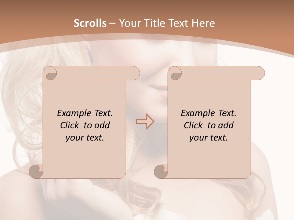 Shiny White Bridal PowerPoint Template