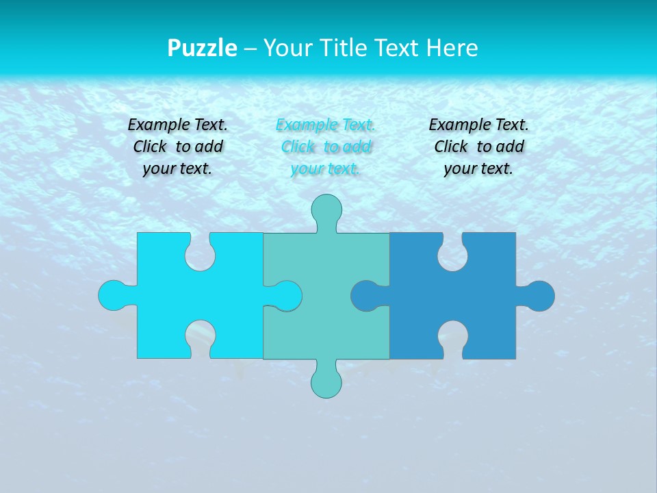 Tiempo Libre Agua Marino PowerPoint Template