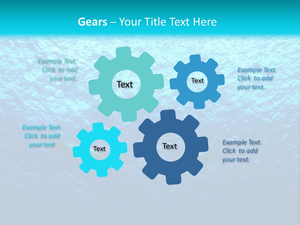 Tiempo Libre Agua Marino PowerPoint Template