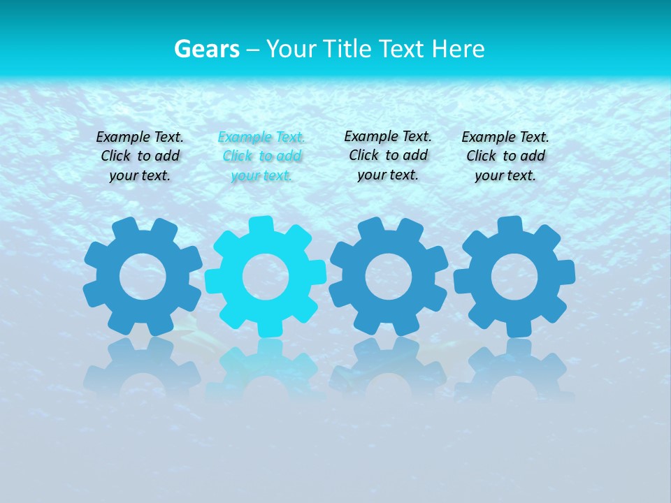 Tiempo Libre Agua Marino PowerPoint Template