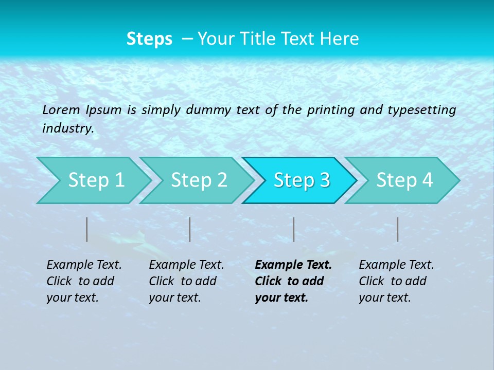 Tiempo Libre Agua Marino PowerPoint Template