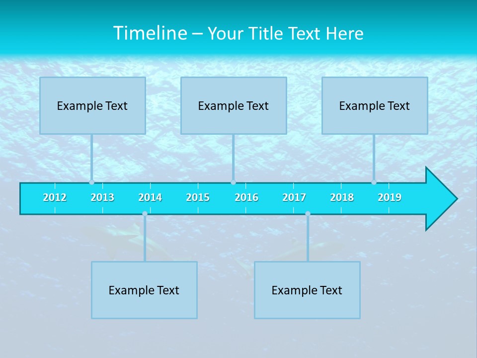 Tiempo Libre Agua Marino PowerPoint Template
