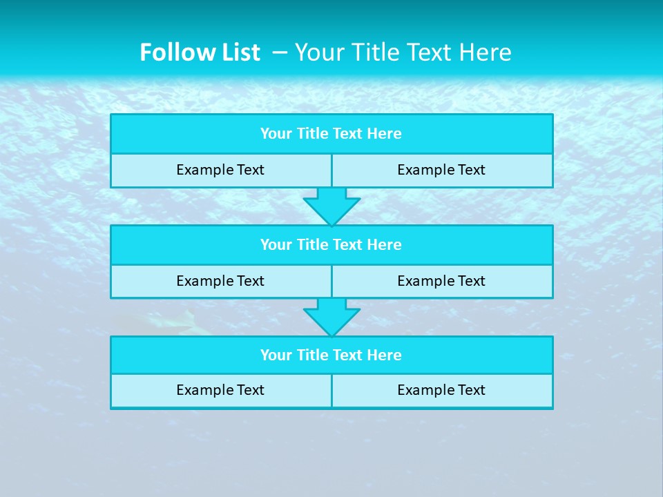 Tiempo Libre Agua Marino PowerPoint Template