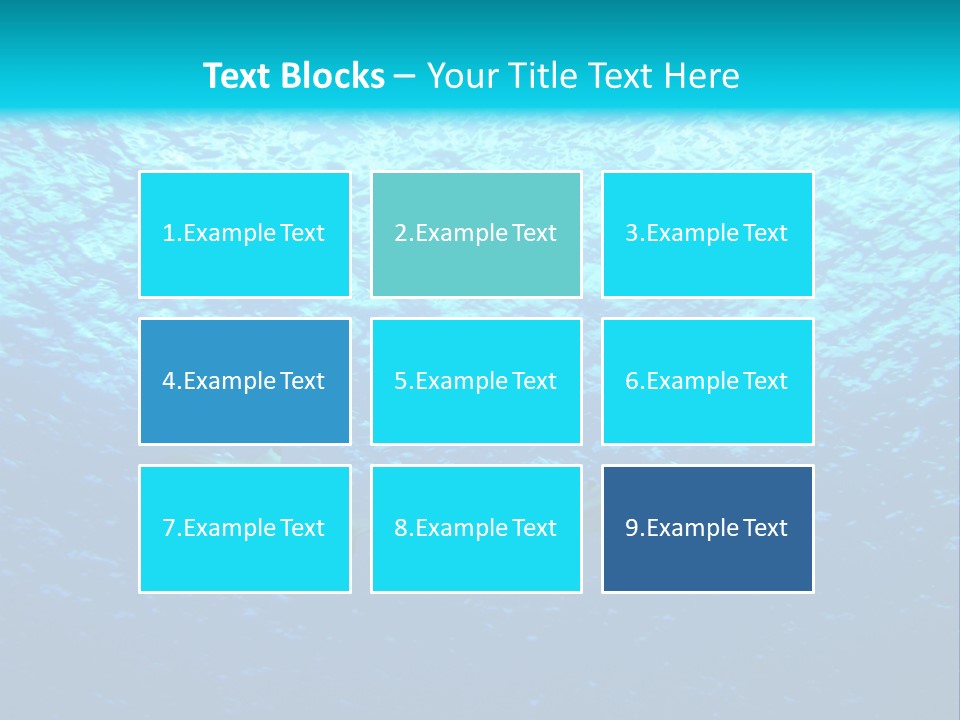 Tiempo Libre Agua Marino PowerPoint Template