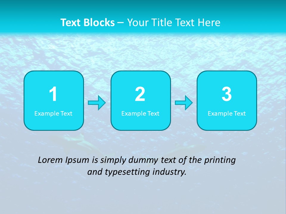 Tiempo Libre Agua Marino PowerPoint Template