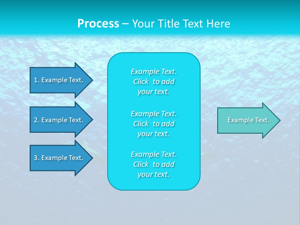 Tiempo Libre Agua Marino PowerPoint Template
