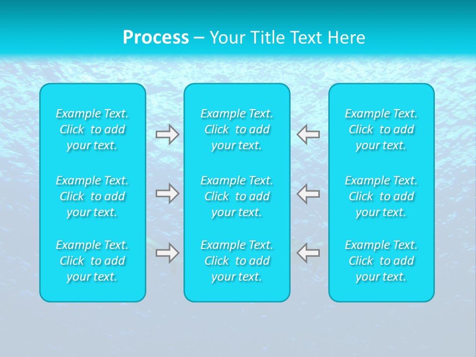 Tiempo Libre Agua Marino PowerPoint Template