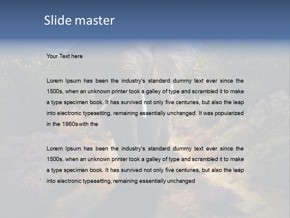 Surreal Shadow Unreal PowerPoint Template