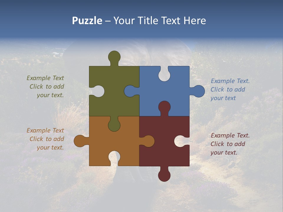 Surreal Shadow Unreal PowerPoint Template