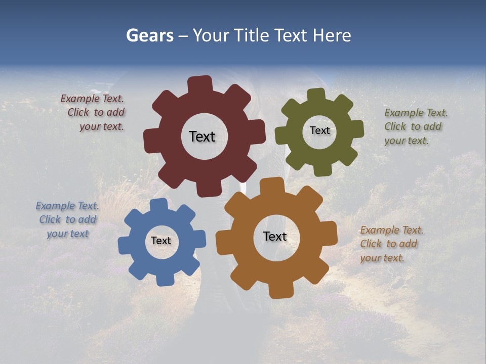 Surreal Shadow Unreal PowerPoint Template