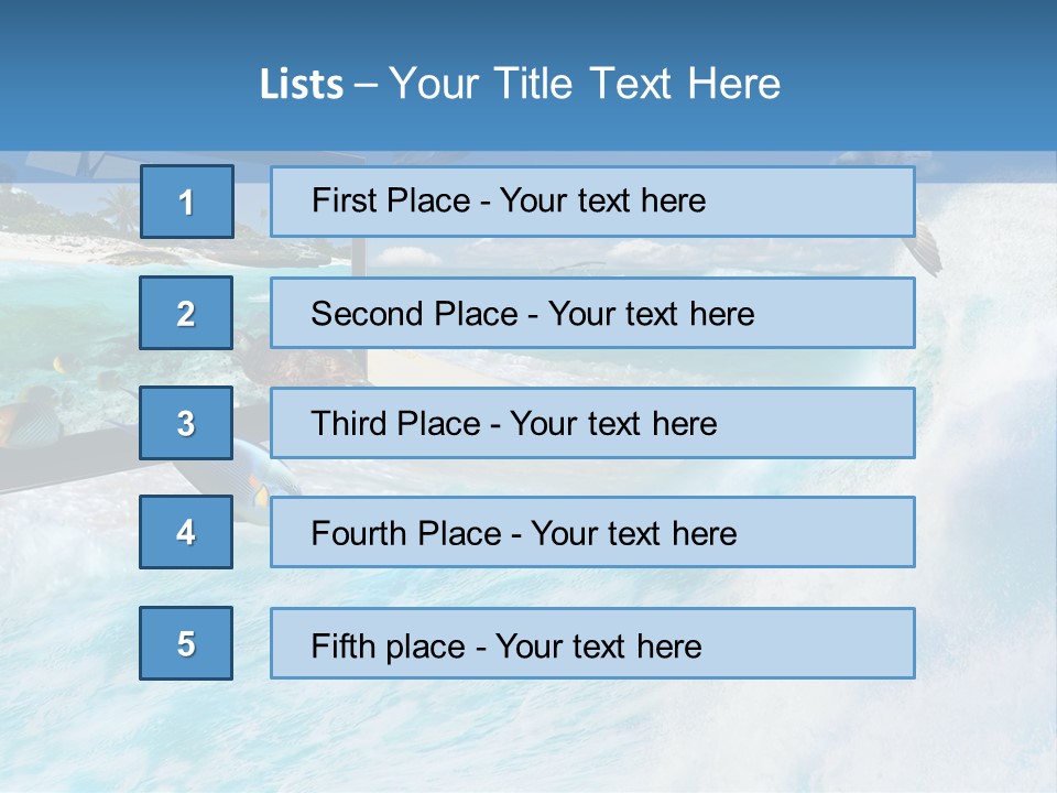 Tourism Banner Lcd PowerPoint Template