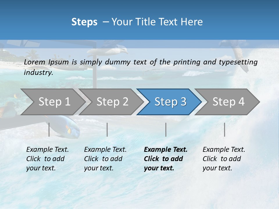 Tourism Banner Lcd PowerPoint Template