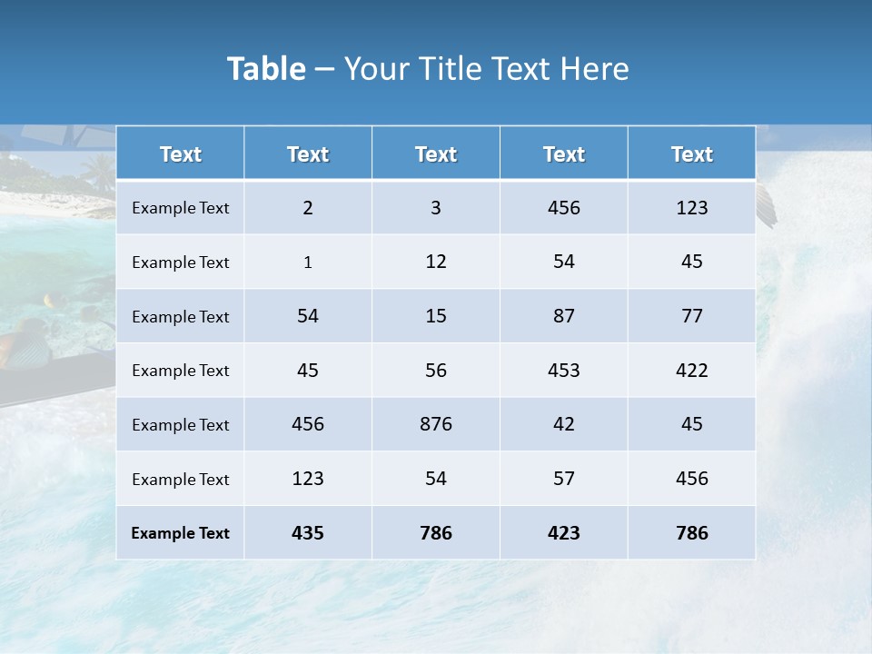 Tourism Banner Lcd PowerPoint Template