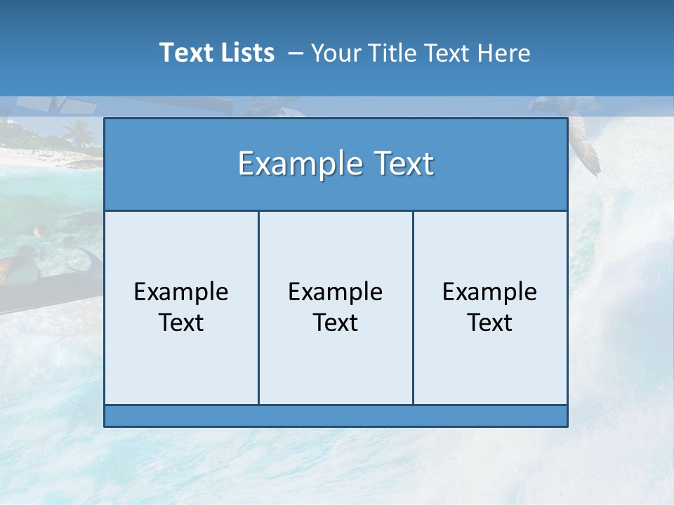 Tourism Banner Lcd PowerPoint Template