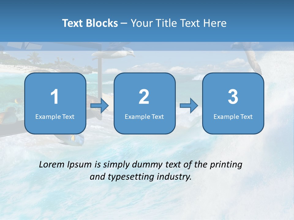 Tourism Banner Lcd PowerPoint Template
