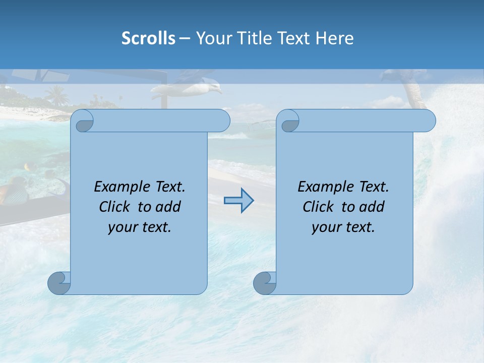 Tourism Banner Lcd PowerPoint Template
