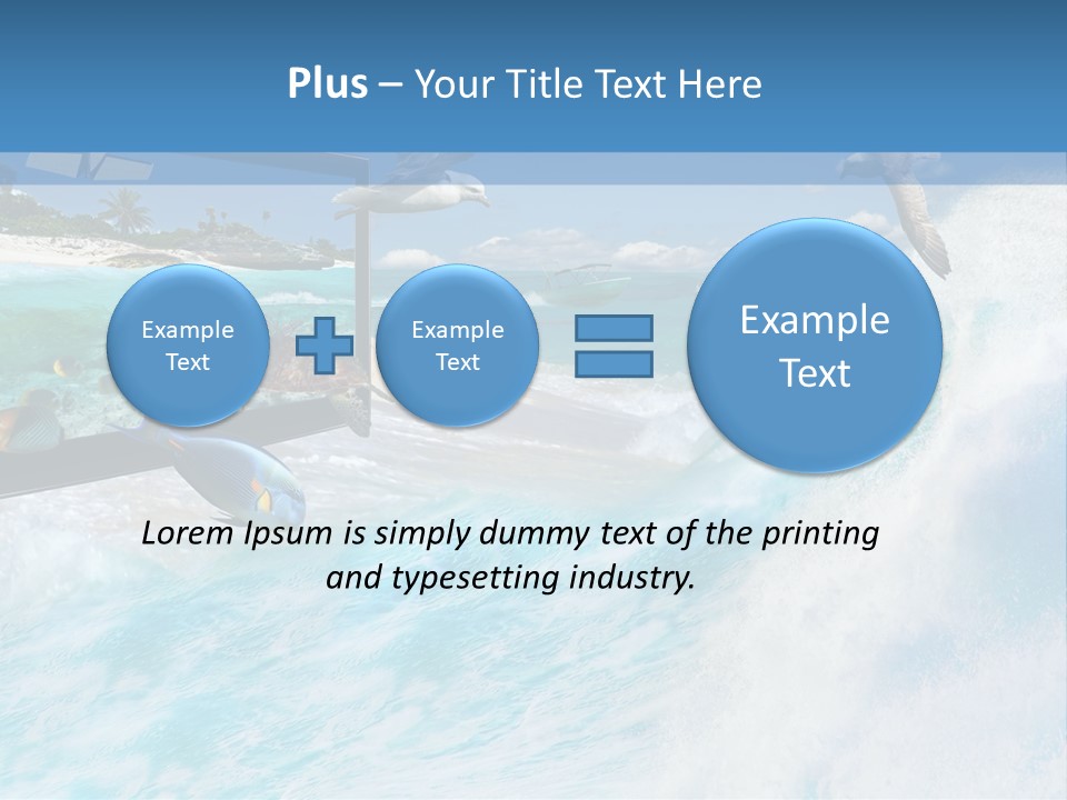 Tourism Banner Lcd PowerPoint Template