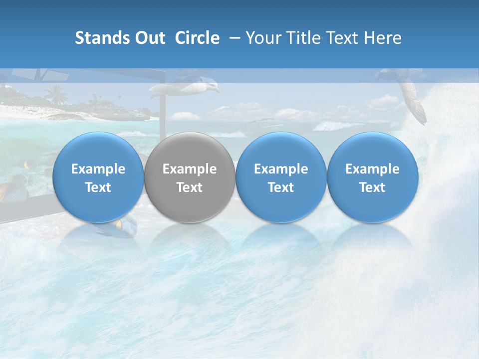 Tourism Banner Lcd PowerPoint Template