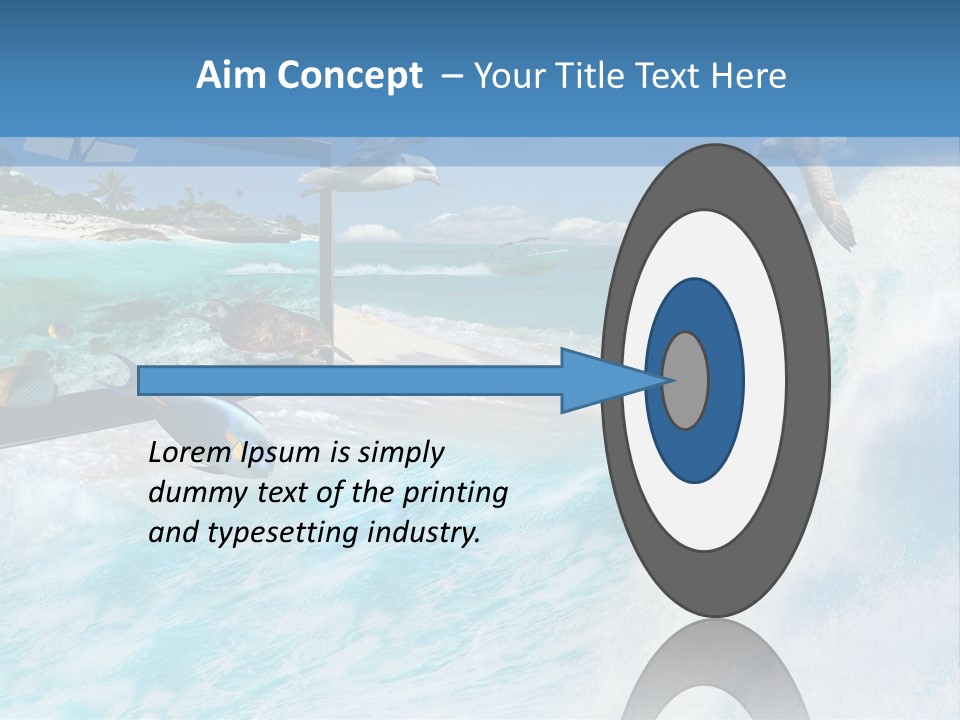 Tourism Banner Lcd PowerPoint Template