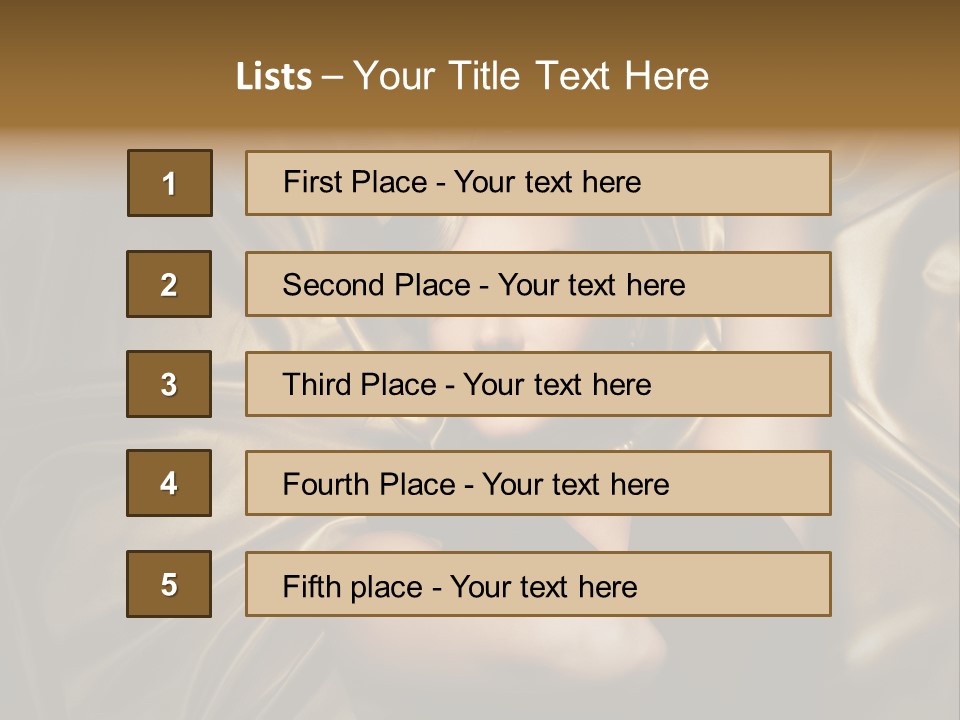 Elegant Woman Sensual PowerPoint Template
