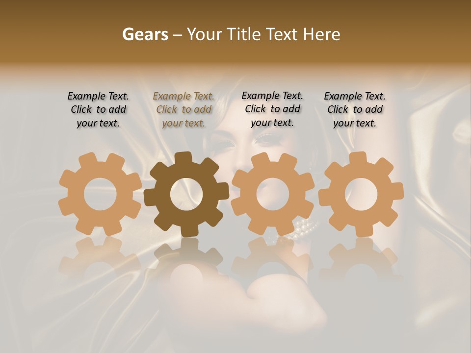 Elegant Woman Sensual PowerPoint Template