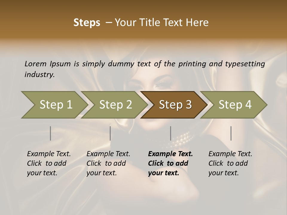 Elegant Woman Sensual PowerPoint Template