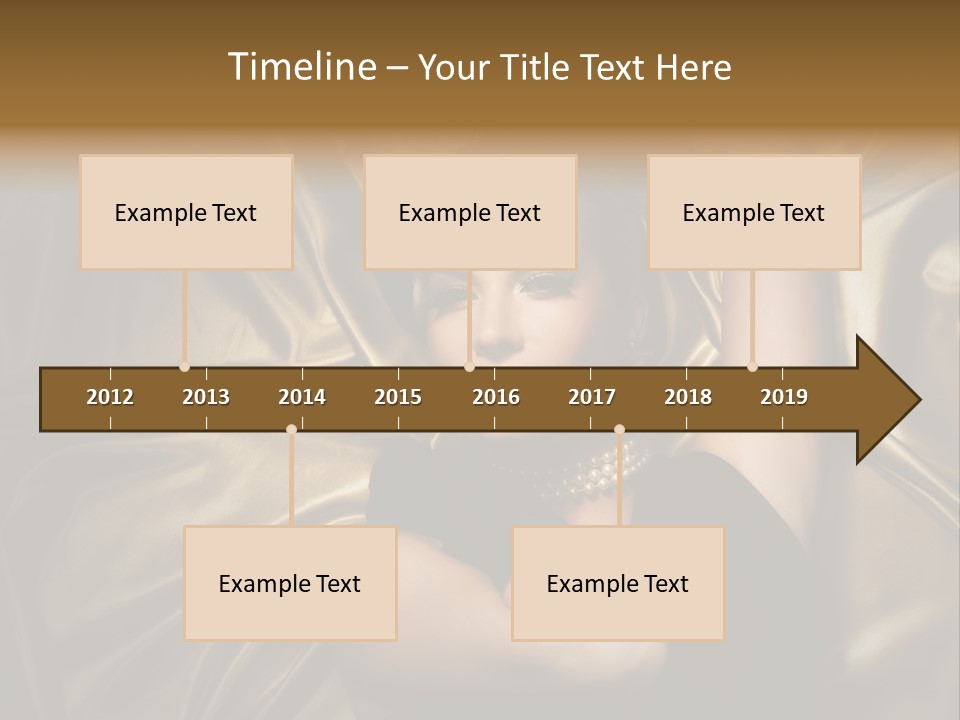 Elegant Woman Sensual PowerPoint Template