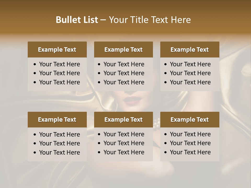 Elegant Woman Sensual PowerPoint Template