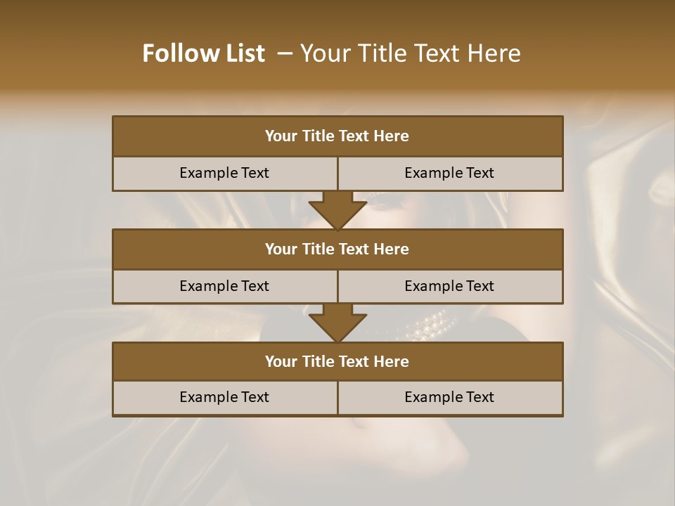 Elegant Woman Sensual PowerPoint Template