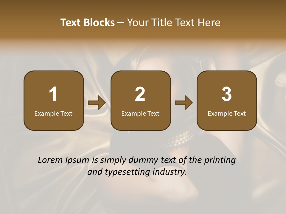 Elegant Woman Sensual PowerPoint Template