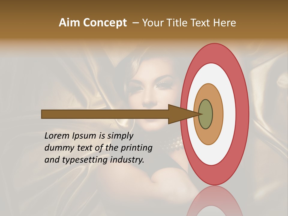 Elegant Woman Sensual PowerPoint Template