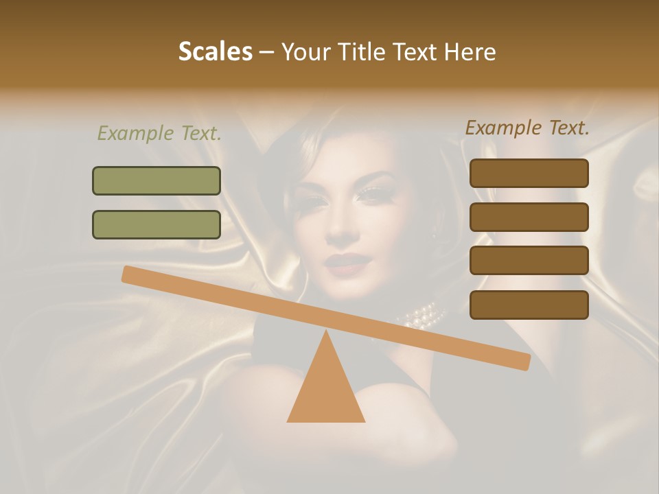 Elegant Woman Sensual PowerPoint Template