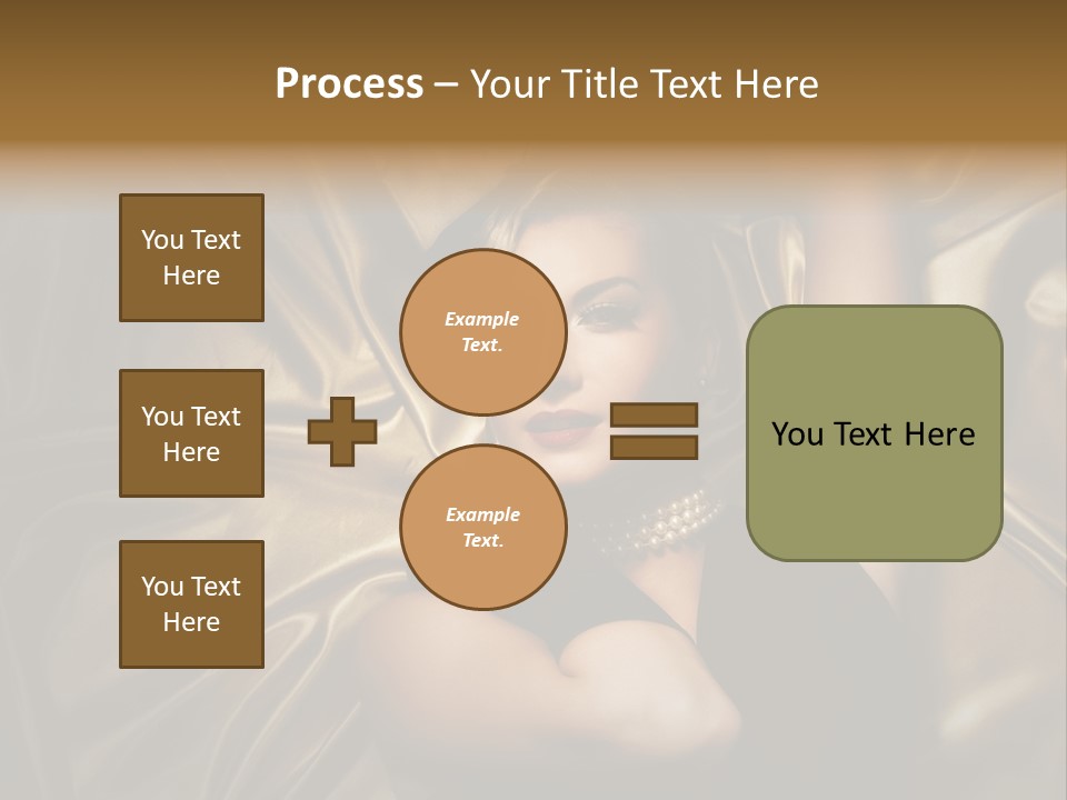 Elegant Woman Sensual PowerPoint Template