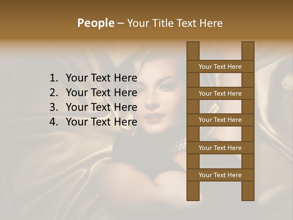 Elegant Woman Sensual PowerPoint Template