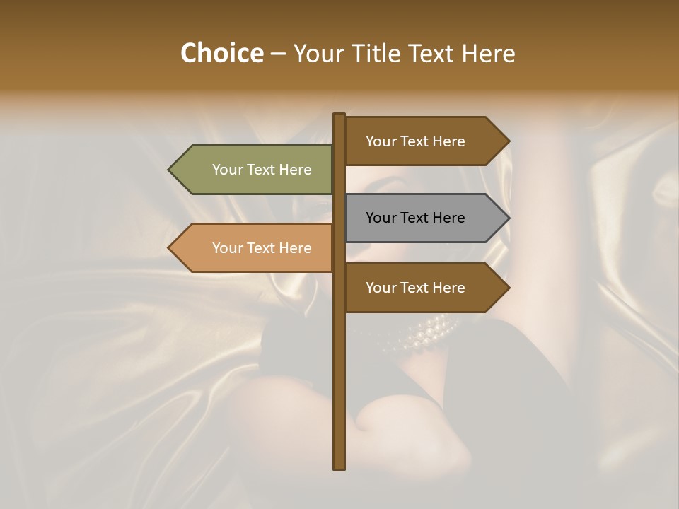 Elegant Woman Sensual PowerPoint Template