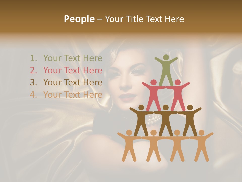 Elegant Woman Sensual PowerPoint Template